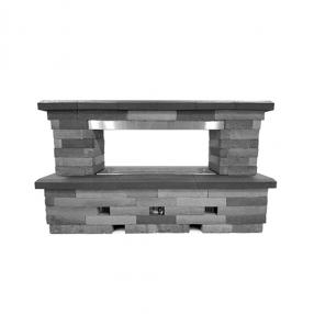 linear fireplace