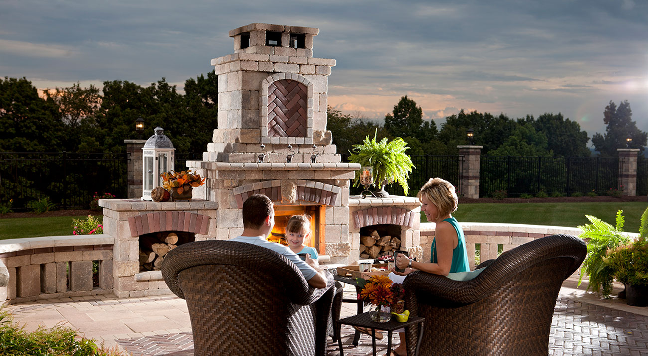 Tuscany fireplace