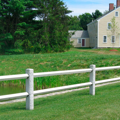 granite post fence