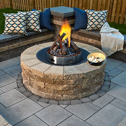 Outdoor Fire Pits Powell Stone Gravel, Custom Outdoor Fire Pit Designs Philippines